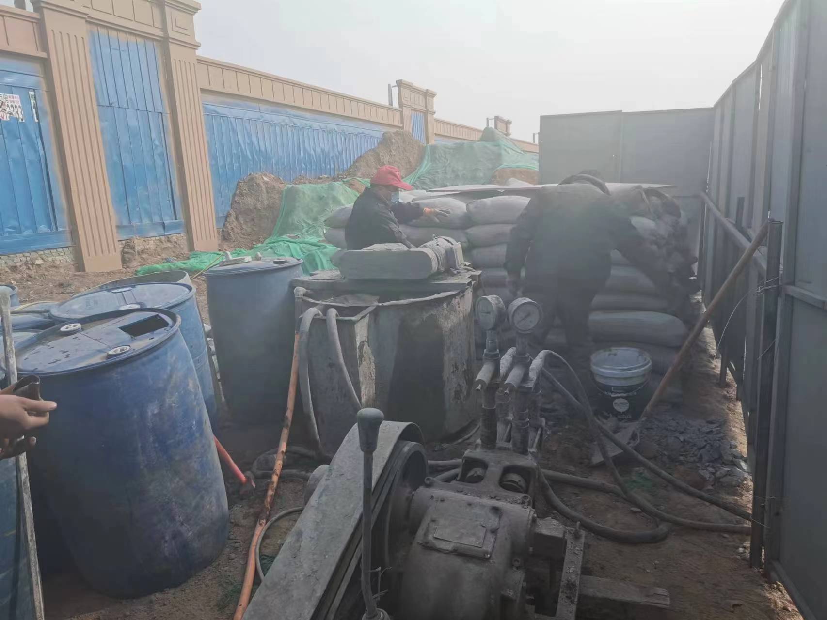 金湖地基沉降注浆加固